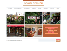 Tablet Screenshot of 350bleecker.com
